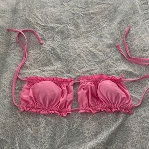 Brand new pink bikini top